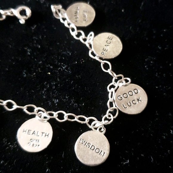 Beautiful Asian Inspired Charm Bracelet Sterling - Picture 3 of 6